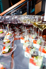 table set for a party