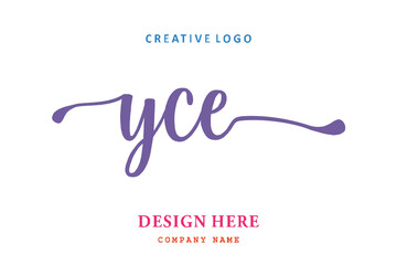 YCE lettering logo is simple, easy to understand and authoritative