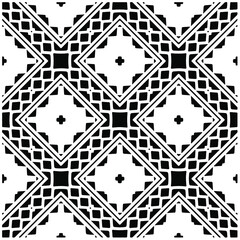 
Vector seamless models. Modern stylish texture. Composition from regularly repeating geometrical element. Monochrome, simple. Vector illustrations.
