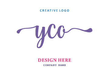 YCO lettering logo is simple, easy to understand and authoritative