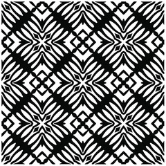 
Vector seamless models. Modern stylish texture. Composition from regularly repeating geometrical element. Monochrome, simple. Vector illustrations.
