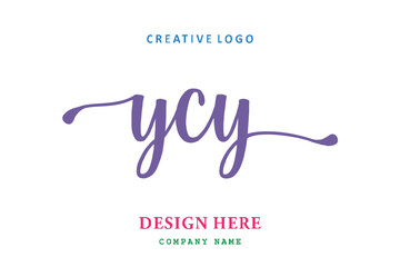 YCY lettering logo is simple, easy to understand and authoritative
