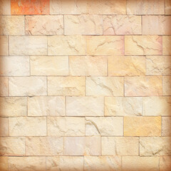 Texture of the stone wall for background,Sandstone wall background,Pattern of Sandstone Brick Wall Surface