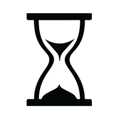 hour sand glass icon time symbol illustration vector design