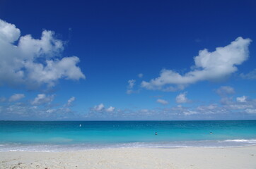 beach and blue sky