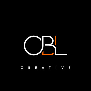 OBL Letter Initial Logo Design Template Vector Illustration