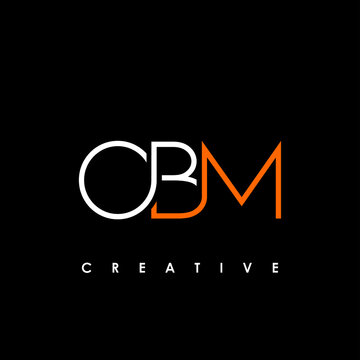 OBM Letter Initial Logo Design Template Vector Illustration