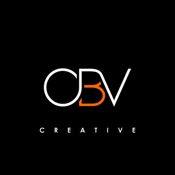 OBV Letter Initial Logo Design Template Vector Illustration