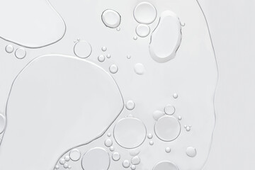 Obrazy na Plexi  Gray abstract background abstract oil bubble in water wallpaper