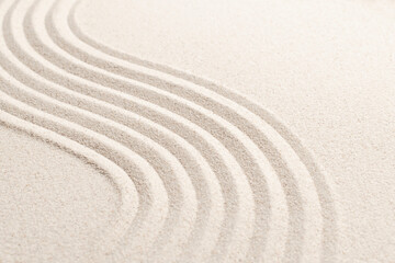 Fototapeta na wymiar Sand wave nature textured background in wellness concept