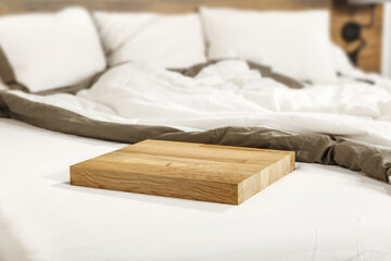 Bedroom interior and free space for your decoration. 