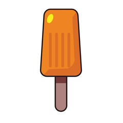 tasty ice cream icon vector design