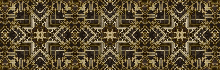 Elegant Gold And Brown Banner