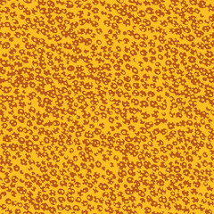 Abstract modern leopard seamless pattern. Animals trendy background. Yellow and brown decorative vector stock illustration for print, card, postcard, fabric, textile. Modern ornament of stylized skin