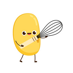 Soybean vector. Soybean character design.