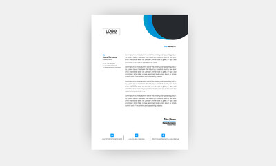 Simple creative modern letter head templates for your project design,a4 sizes.