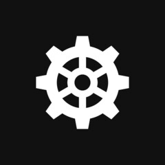 Obraz premium gear Icon on grey background
