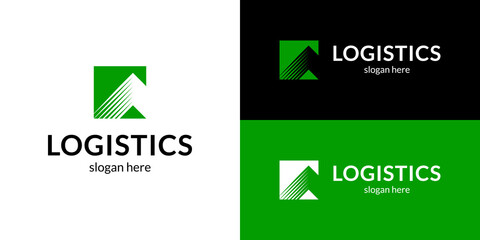 Abstract logistics logo