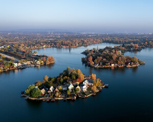 Amazing lake withs small islands. Thia is a fisher paradise in Hungary. Near by Budapest nexxt to...