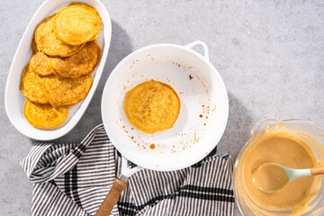 Pumpkin pancakes