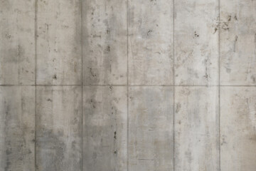Grey concrete wall. Clay wall texture with cracks and imperfections. Modern interior concept