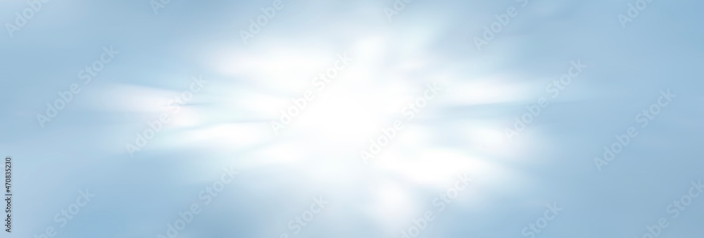 Poster blue color abstract background rays lights effect shiny radial blurred. use for card banner backgrou