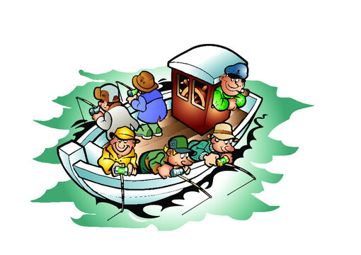 Fisherman illustration