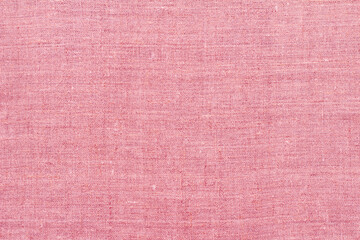 Fototapeta premium Natural linen fabric, background or texture, toned in Pacific Pink