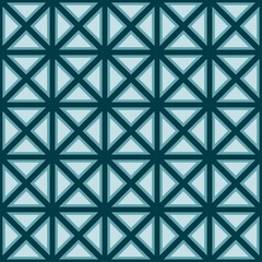 Abstract geometric pattern of squares and triangles. Seamless mosaic and tile. Vector illustration