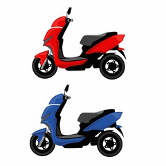Vector illustration scooter