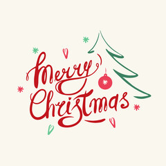 merry christmas lettering. merry christmas calligraphy lettering . merry christmas type for poster