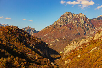 The Accursed Mountains also known as the Albanian Alps are a mountain group in the western part of the Balkans