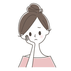 悩む女性