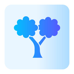 tree gradient icon