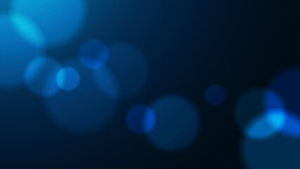 光るボケ　グラデーション背景　シンプルな背景素材（青）