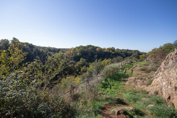 Nature trails in Marturanum Regional Park,is a protected natural area located in Barbarano...