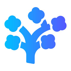 tree gradient icon
