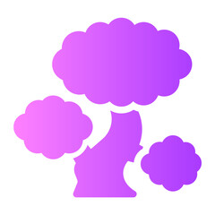 tree gradient icon