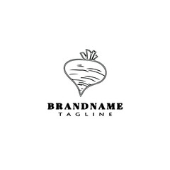garlic logo design template icon vector illustration