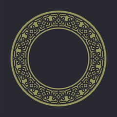 ornament pattern circle border design