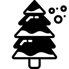 tree solid line icon