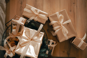gift box with ribbon