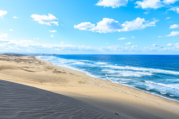 秋の鳥取砂丘　鳥取県鳥取市　Tottori Sand Dunes in Autumn. Tottori-ken Tottori city