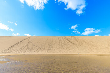 秋の鳥取砂丘　鳥取県鳥取市　Tottori Sand Dunes in Autumn. Tottori-ken Tottori city