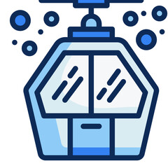 gondola Two Tone icon