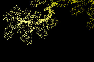 Fototapeta premium 紅葉の蒔絵