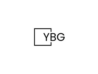 Obraz premium YBG letter initial logo design vector illustration