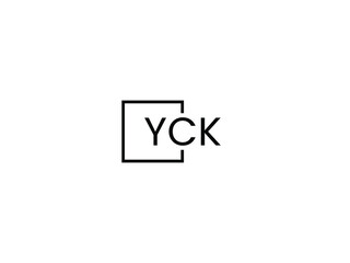 YCK letter initial logo design vector illustration