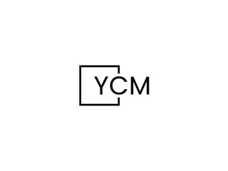 Fototapeta premium YCM letter initial logo design vector illustration