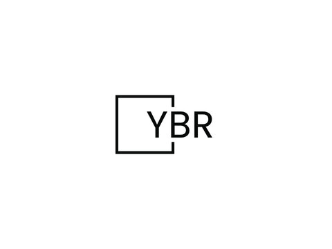 YBR letter initial logo design vector illustration
